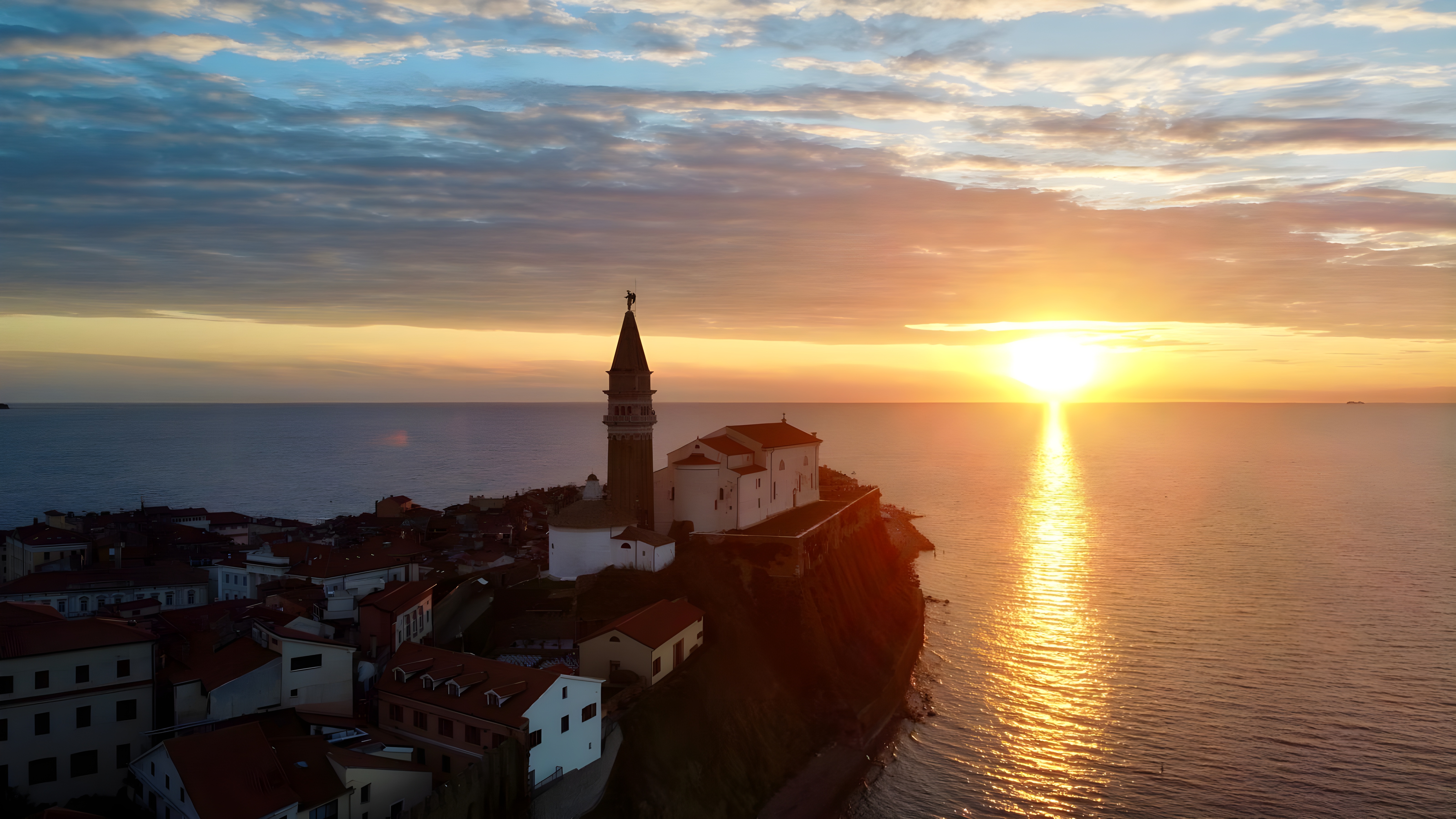 Sonnenuntergang über Piran